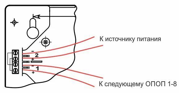 Подключение опоп 1 r3 Оповещатель охранно-пожарный световой 12В ОПОП 1-8 купить по низкой цене в Екате