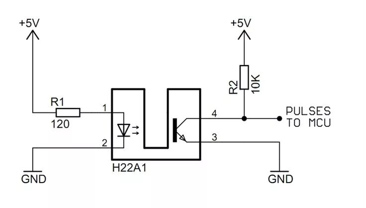 Подключение оптического датчика STM8S - STM Studio Kullanımı ve Harici Kesmeler Electronic circuit design, Elect