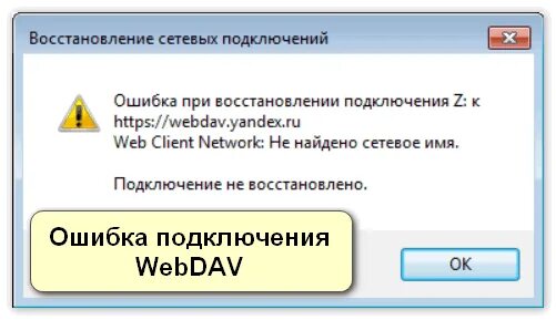 Подключение ошибка 807 Яндекс Диск ошибка соединения - почему и что делать