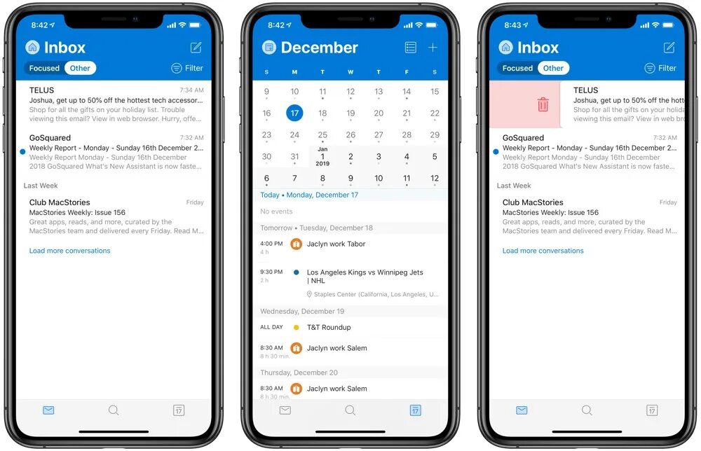 Подключение outlook на телефоне Outlook for iOS Gains New Design and Improved Haptic Feedback - The Sweet Setup