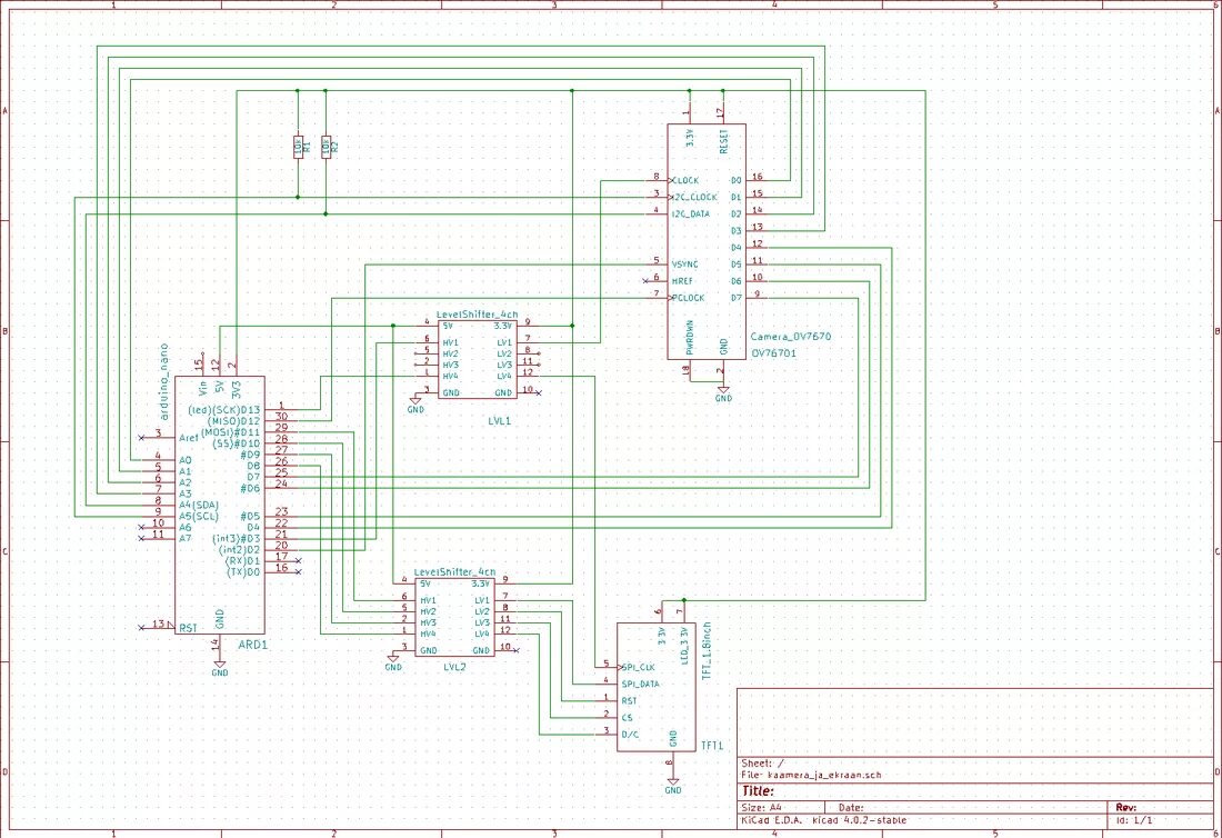 Подключение ov7670 к дисплей 1 8 inch Interfacing OV7670 digital camera with arduino uno: capturing video and displayi