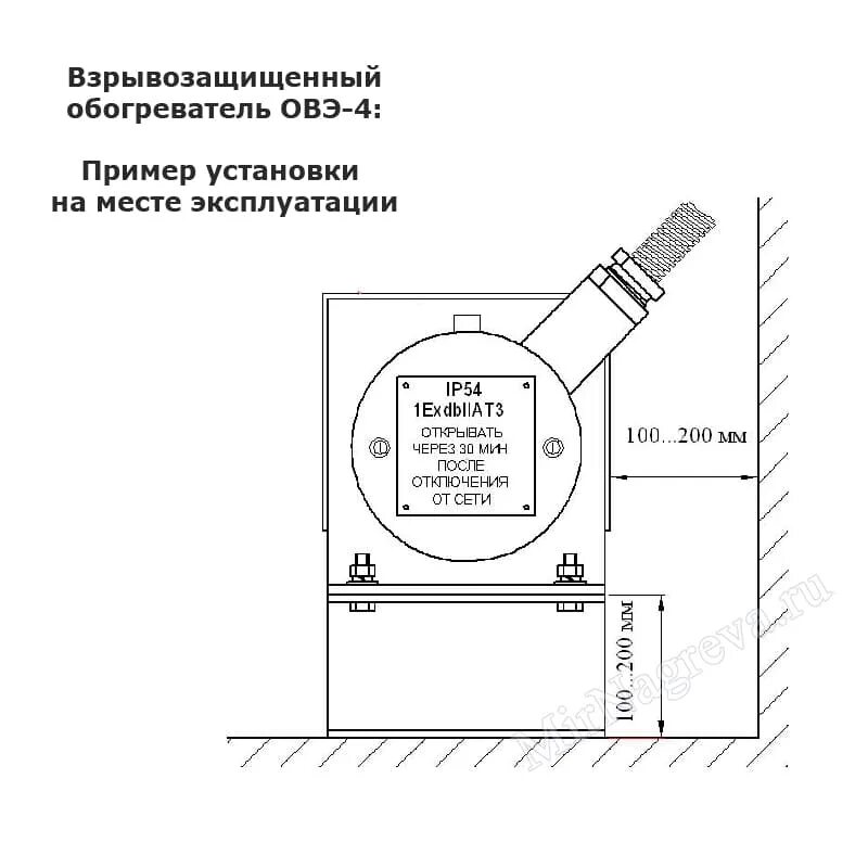 Подключение овэ 4 на 220 Взрывозащищенный обогреватель ОВЭ-4-2,0 - купить в Москве и с доставкой в интерн