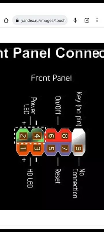 Подключение panel 1 Ответы Mail.ru: Подключение f панели на мат. плате