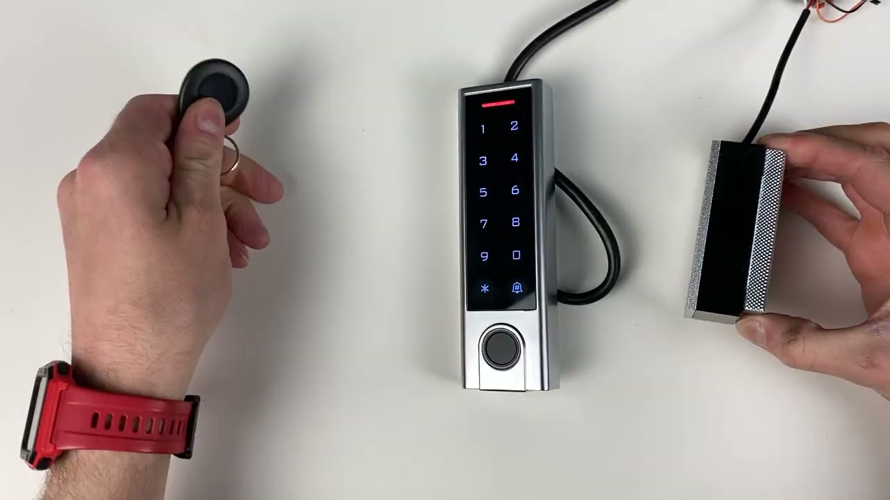 Подключение панелей доступа ps link Панель доступа WIFI Ps-Link HF3-WF со сканером отпечатка пальца - YouTube