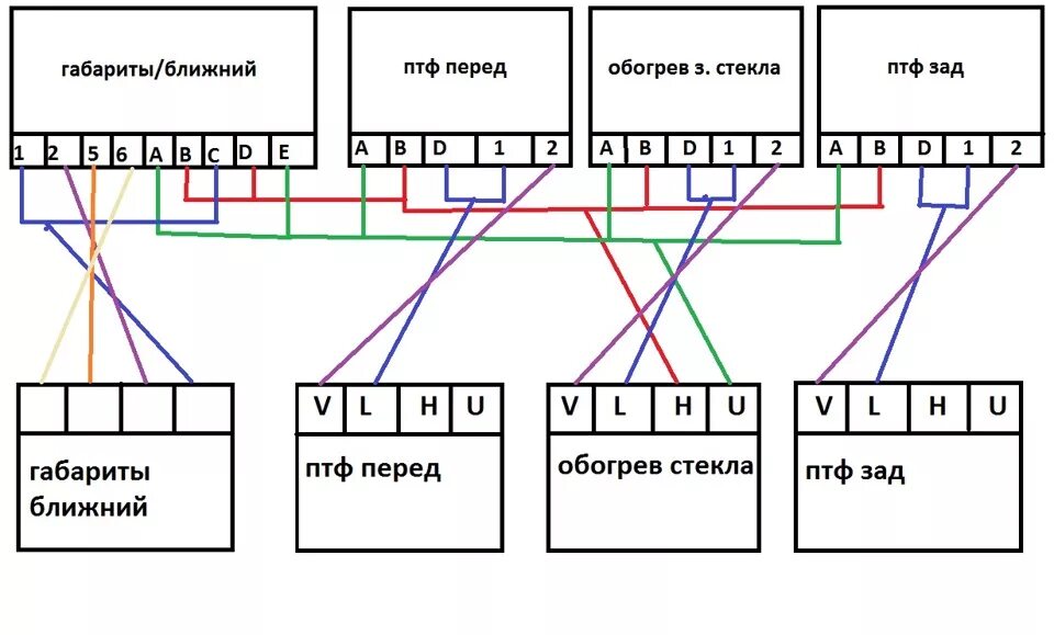 Подключение панели 2114 на 2107 Схема подключения кнопок 2114 в 2107 - Lada 21073, 1,6 л, 2004 года электроника 