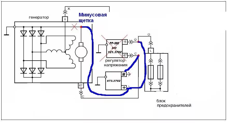 Подключение панели coelmo к генератору схема 3-х уровневый регулятор напряжения на штатный генератор ВАЗ 2106 - Лада 2106, 1.