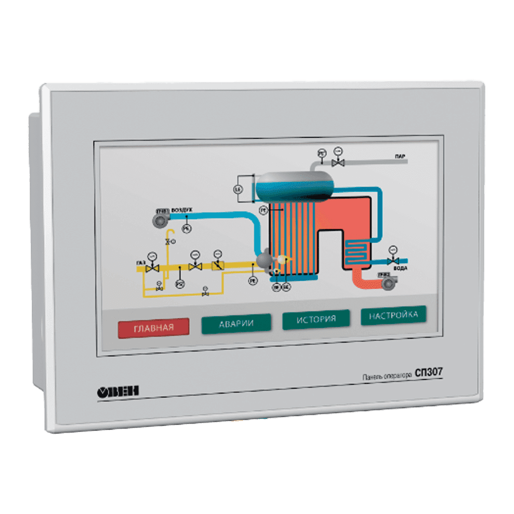Подключение панели оператора СП307-Р ОВЕН Стандартные панели оператора KIPLEX