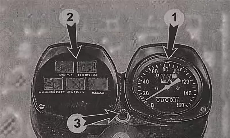 Подключение панели приборов планета 5 Контрольные приборы. Мотоцикл ИЖ-Планета. Эксплуатация, обслуживание и ремонт.. 