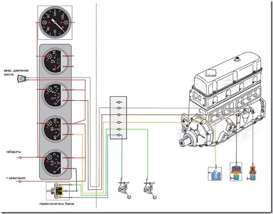 Подключение панели приборов уаз буханка Схемотехника - УАЗдао-онлайн