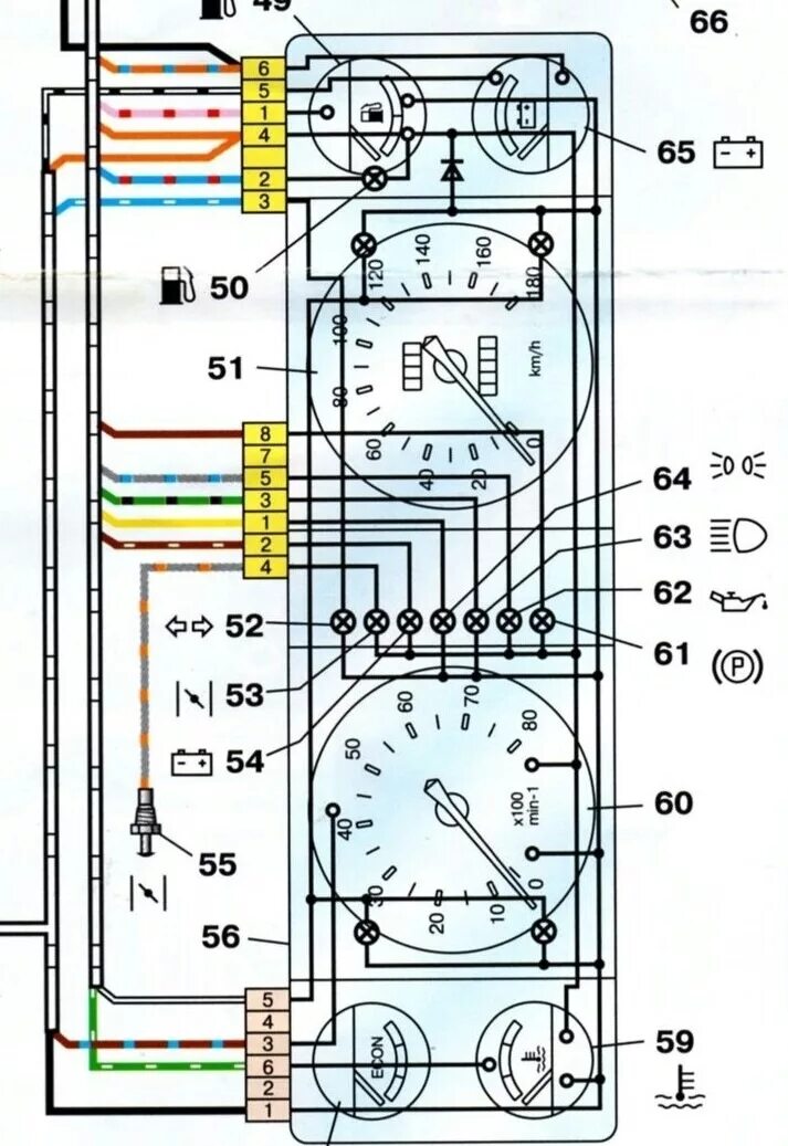 Подключение панели приборов ваз 2105 панель приборов от 2107 на 2106 - DRIVE2