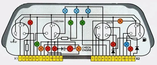 Подключение панели приборов ваз 2114 Auto Doctor - Комбинации приборов