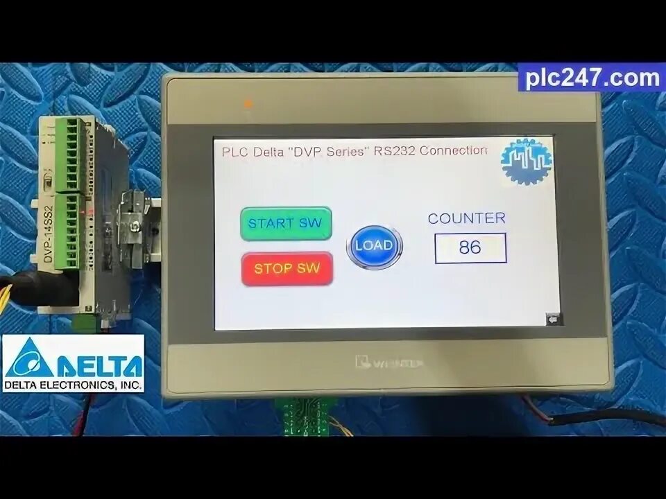 Подключение панели weintek Weintek HMI & Delta-DVP PLC "Communication" Tutorial - YouTube