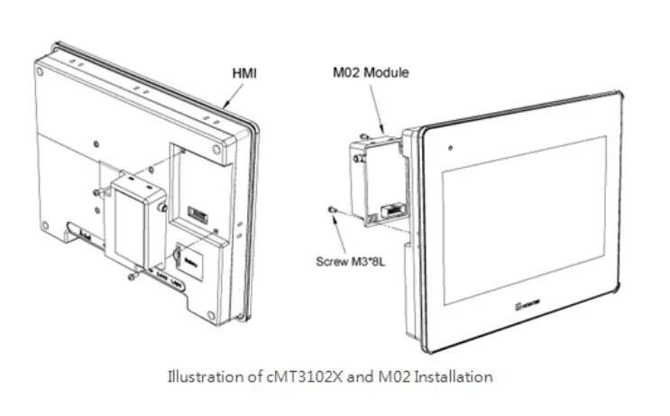 Подключение панели weintek cMT-3102X HMI с возможностью расширения WiFi ZTF Lāsma