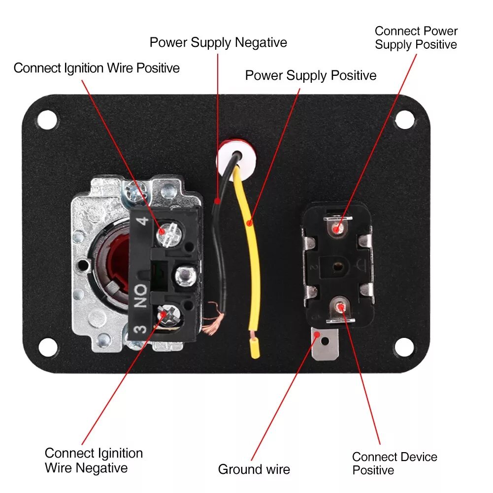 Подключение панели зажигания Guitar Kill Switch Wiring Wiring Diagram Image