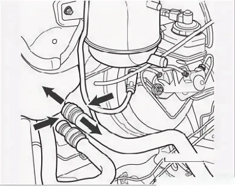 Подключение патрубков печки рено сценик 1 Ventilation air distributor (Renault Symbol 2, 2008-2013, petrol) - "Body and in