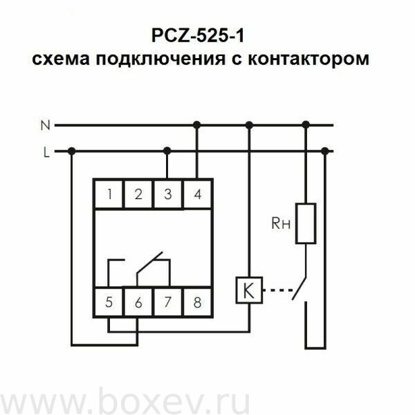 Подключение pcz 525 1 PCZ-525-1 Реле времени F&F, суточное. EA02.002.011