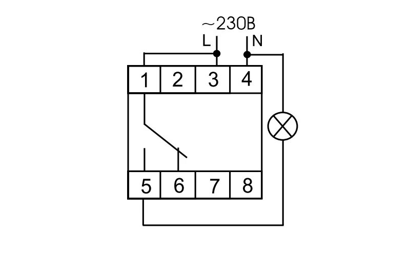 Подключение pcz 525 1 PCZ-525 реле времени vserele.ru