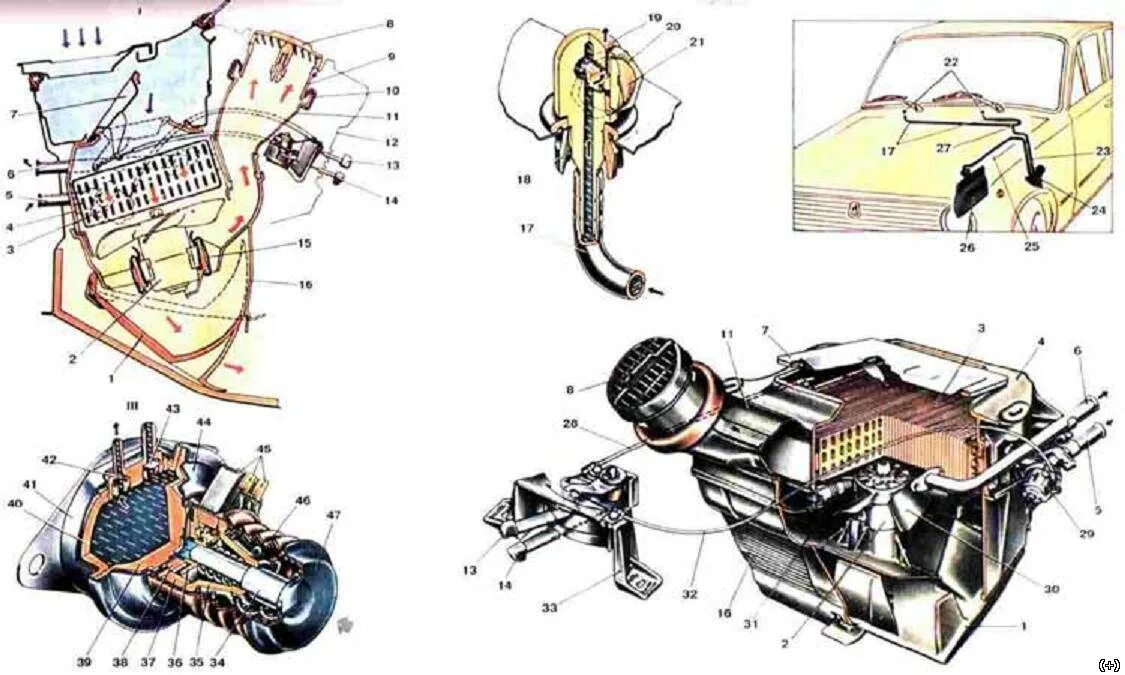 Подключение печки ваз 2101 Работает печка ваз - найдено 90 картинок