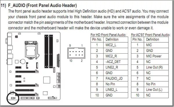 Подключение передней панели 2011 v3 Ответы Mail.ru: помогите подключить front panel у материнской платы gigabyte ga-