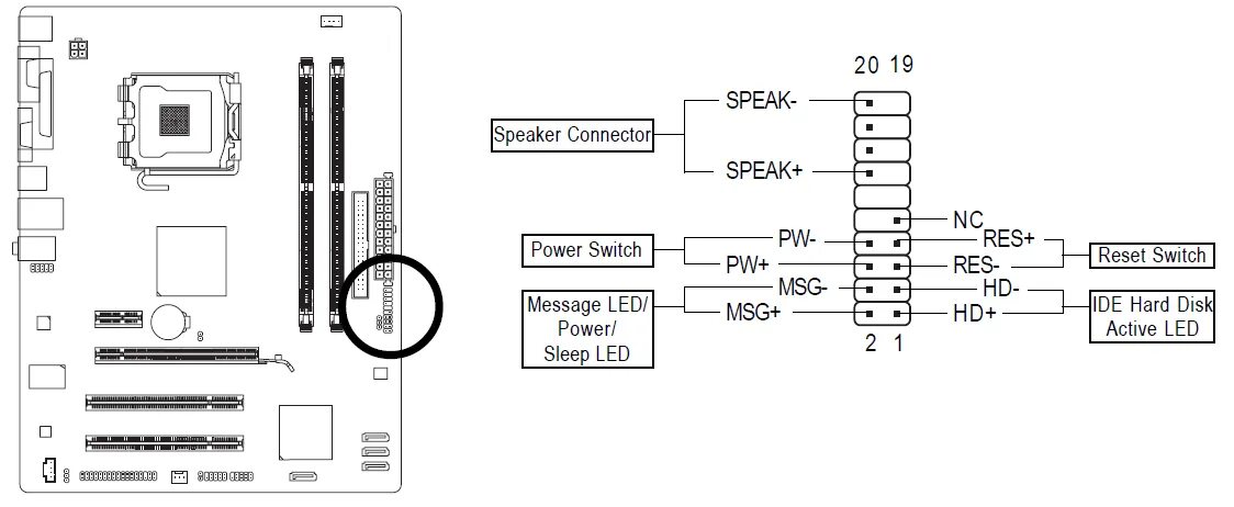 Подключение передней панели gigabyte Solved: Front panel connectors Experts Exchange