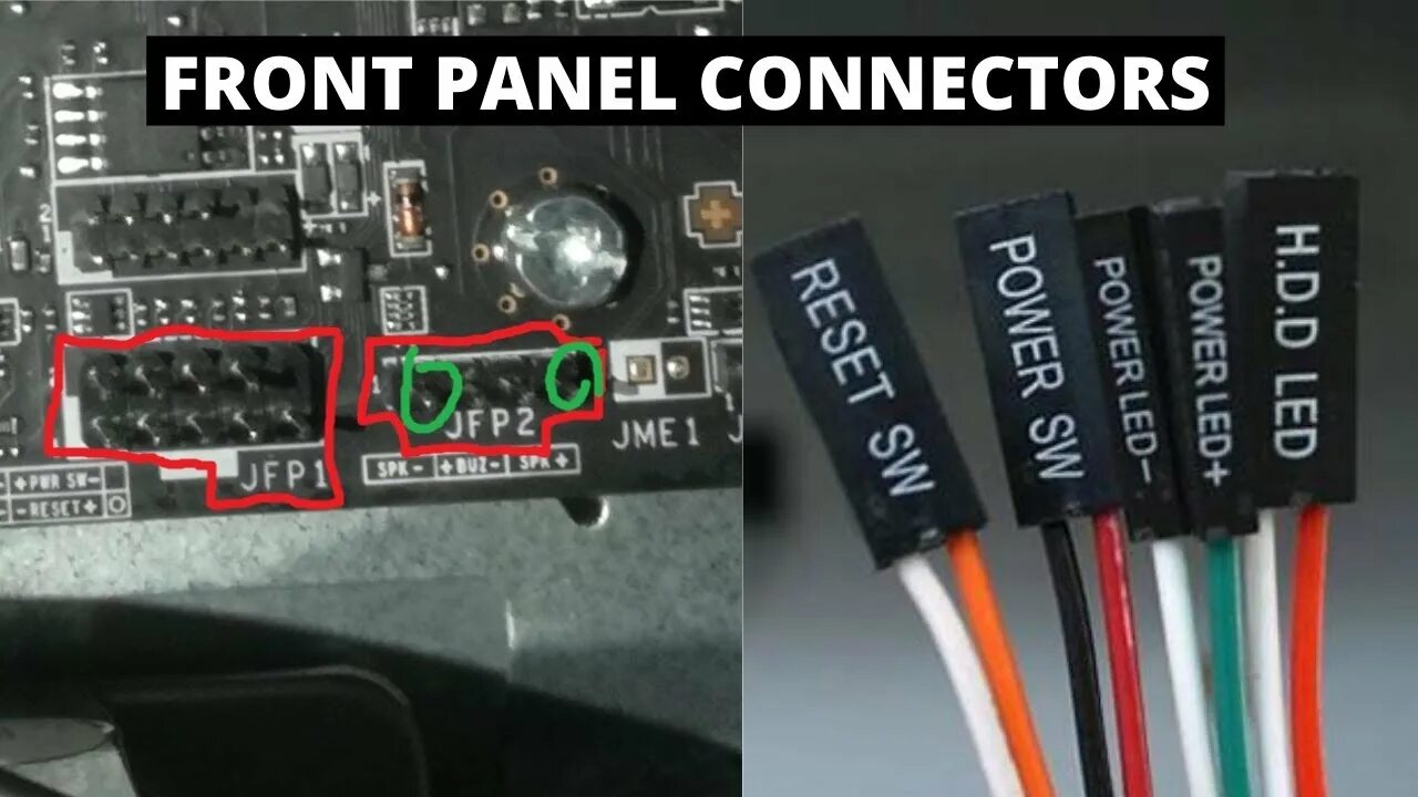 Подключение передней панели к материнской плате msi Learn How To Connect Front Panel Connectors ( MSI G41M-P26 ) - EASY GUIDE - YouT