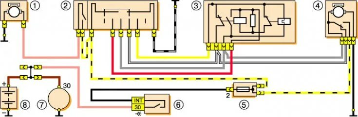 Подключение переключателя дворников ваз Windshield Wiper Repair (VAZ-21061 "Zhiguli" 1976-2006 / Electrical equipment / 