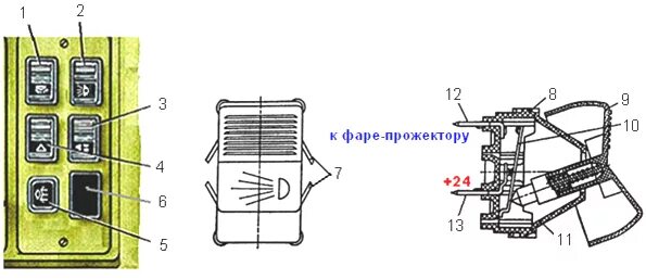 Подключение переключателя света урал 4320 Реле дворников урал 4320 - найдено 86 картинок