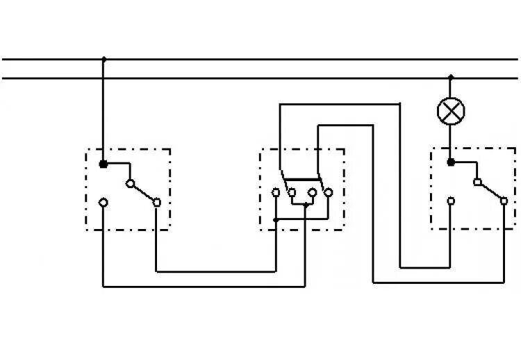 Подключение перекрестного выключателя шнайдер Схема подключения перекрестного выключателя шнайдер