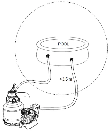Подключение песочного насоса Фильтр для бассейна bestway 58497