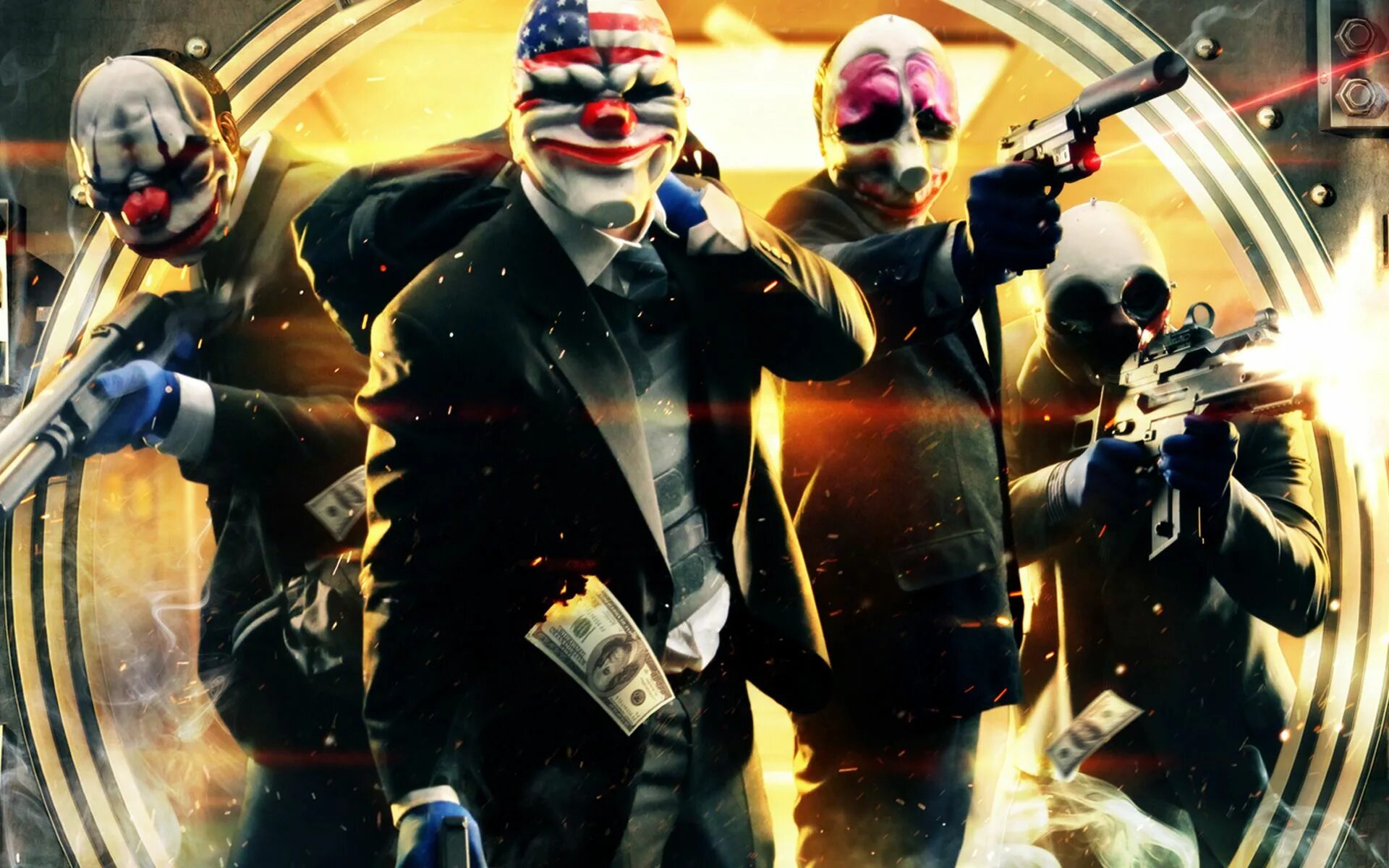 Подключение пейдей 2 Video Game Payday 2 HD Wallpaper Payday 2, Payday, Payday 2 masks