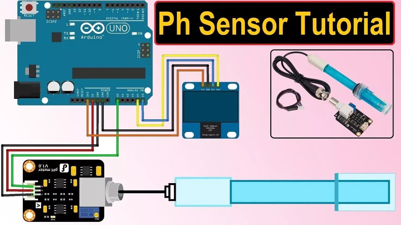 Подключение ph датчика Ph Senor Arduino Interfacing Tutorial Working, Calibration Method & Code - YouTu