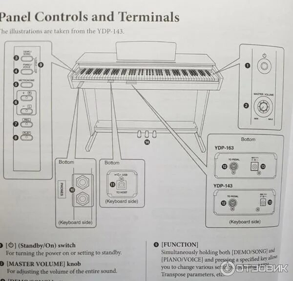 Подключение пианино к компьютеру Отзыв о Цифровое фортепиано Yamaha Аrius YDP-162 Очень довольна электронным пиан