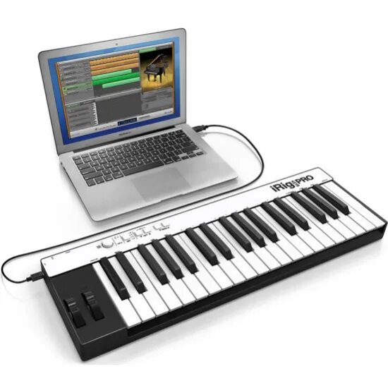 Подключение пианино к компьютеру USB-контроллер IK Multimedia iRig Keys Pro MIDI для iPhone/iPad/Mac/PC MCI51569 