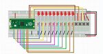 Подключение pico 4 к sjrc f22 s2 Светодиодные "бегущие огни" на основе Raspberry Pi Pico " Digitrode.ru