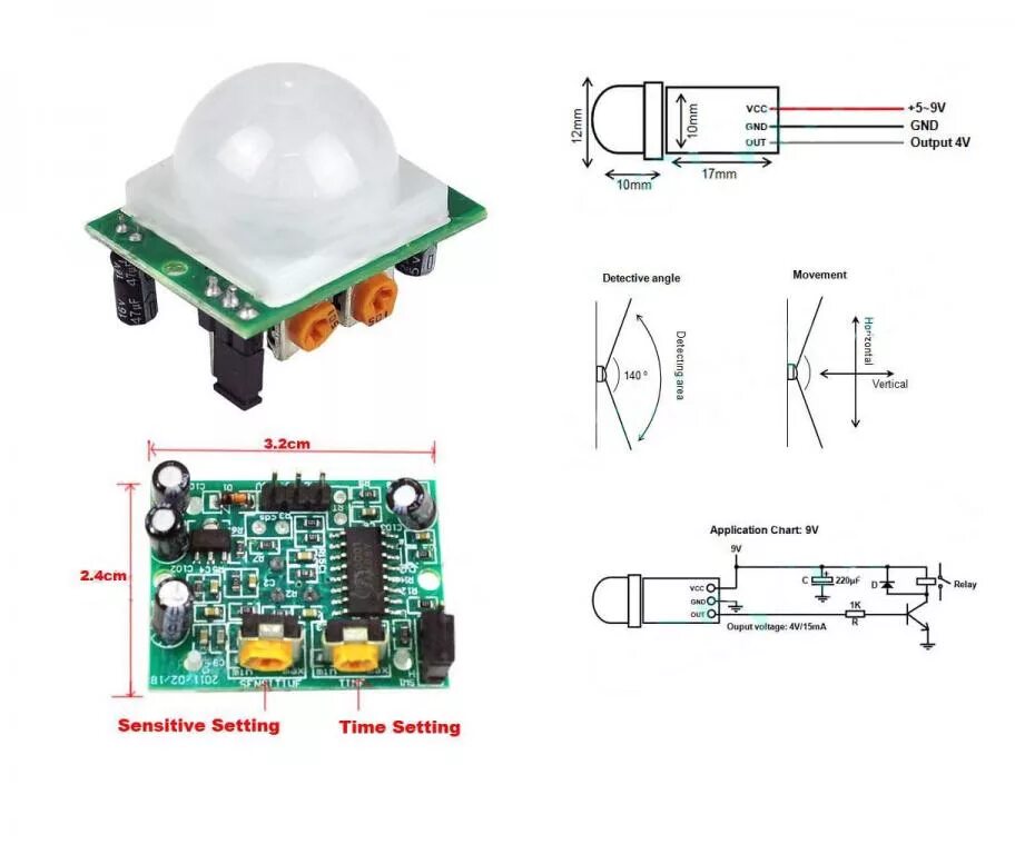 Подключение pir датчик Ключ Для Китайского Датчика Движения. - Песочница (Q&A) - Форум по радиоэлектрон