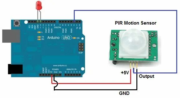 Подключение pir датчик How to Build a Motion Sensor Light Circuit Motion sensor lights, Motion sensor, 