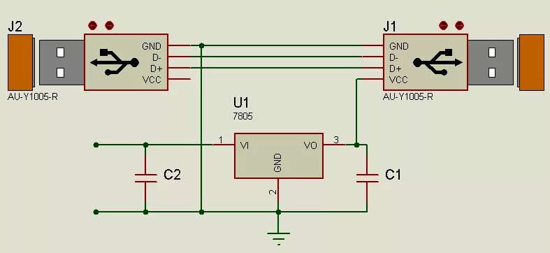 Подключение питания через usb power supply - Externally Powered USB Port - Electrical Engineering Stack Exchan