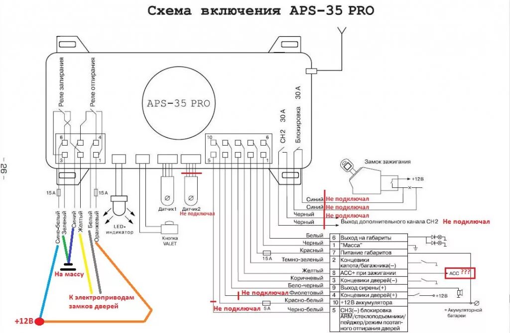 Подключение питания сигнализации ПРОБЛЕМЫ С СИГНАЛИЗАЦИЕЙ SHERIFF APS-35 PRO - автосигнализации, иммобилайзеры, з