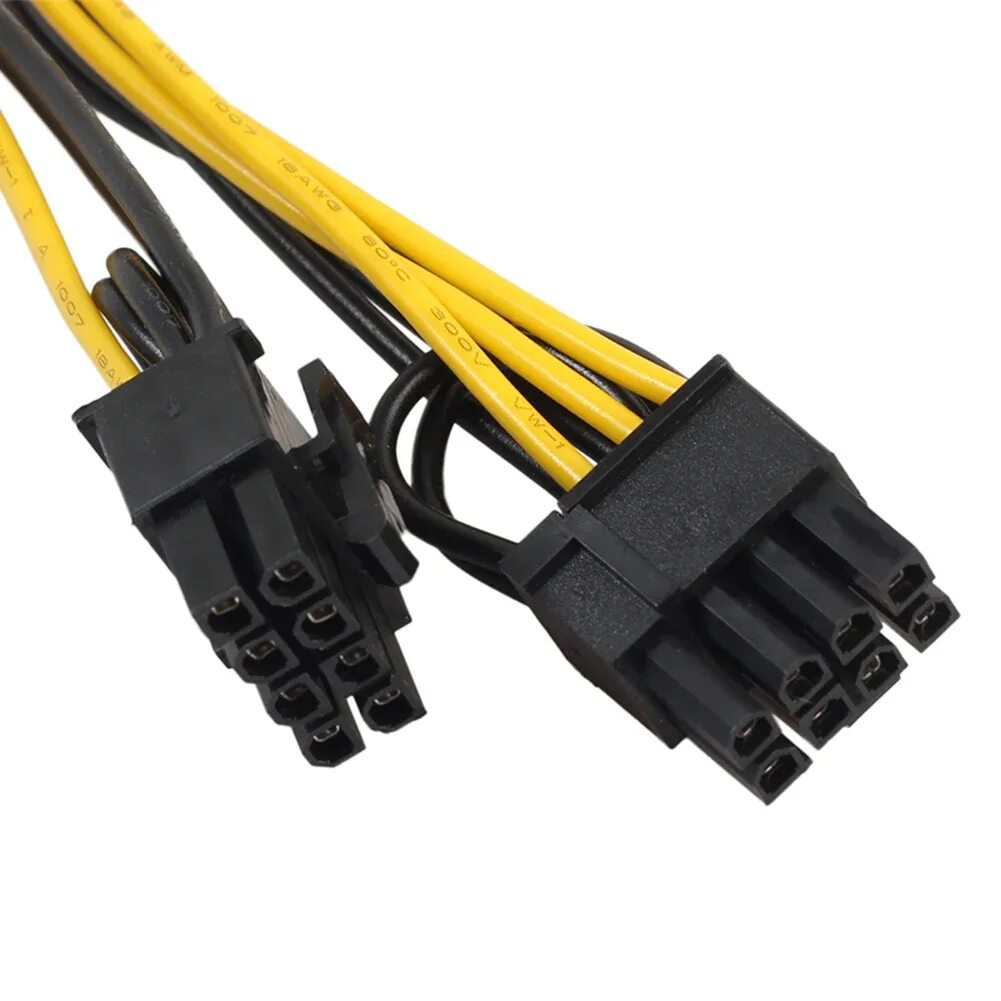 Подключение питания видеокарты 6 2 Компьютерная шина PCI-E 6 Pin к двойному 8 Pin AliExpress