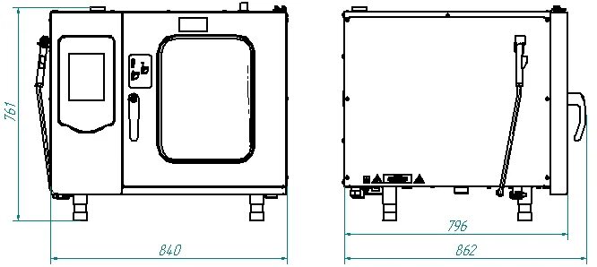 Подключение пка 10 Пароконвектомат Abat ПКА 6-1/1ПП - купить в интернет магазине ENTERO.RU