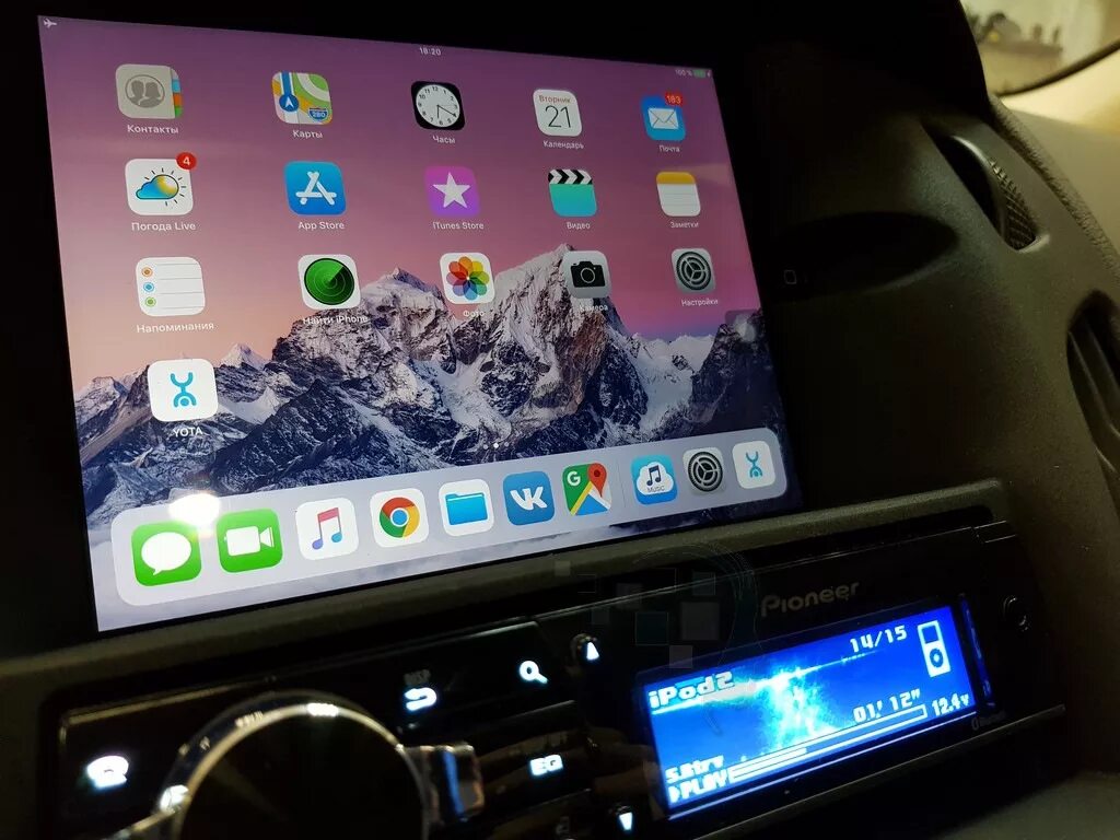 Подключение планшета в машине Ford Focus 3 iPad + магнитола - DRIVE2