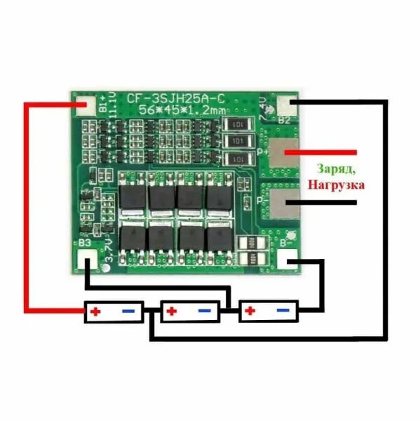 Подключение платы bms 13s к блоку аккумуляторов Форум РадиоКот :: Просмотр темы - Мелкие практические вопросы