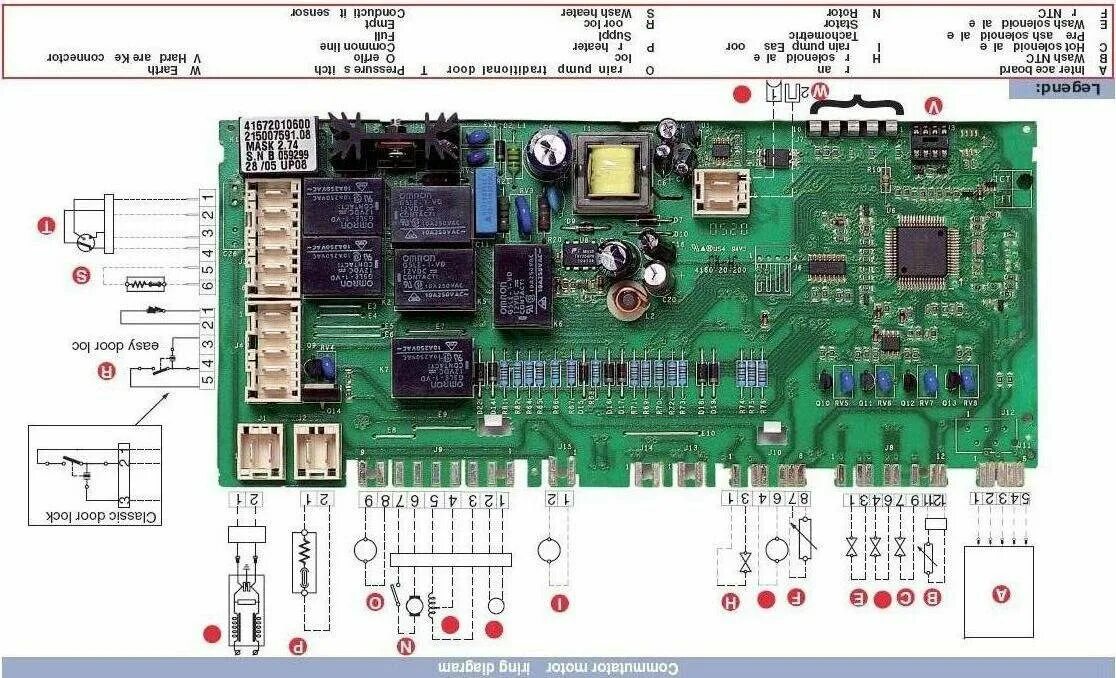 Подключение платы управления стиральной машины Ремонт электронного модуля управления посудомоечной машины в Сертолово - Ремонт 
