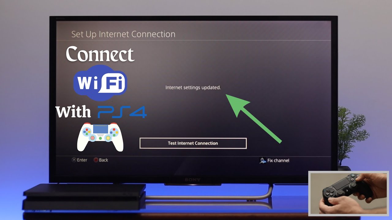 Подключение playstation 4 How to Connect PS4 to WiFi! - YouTube