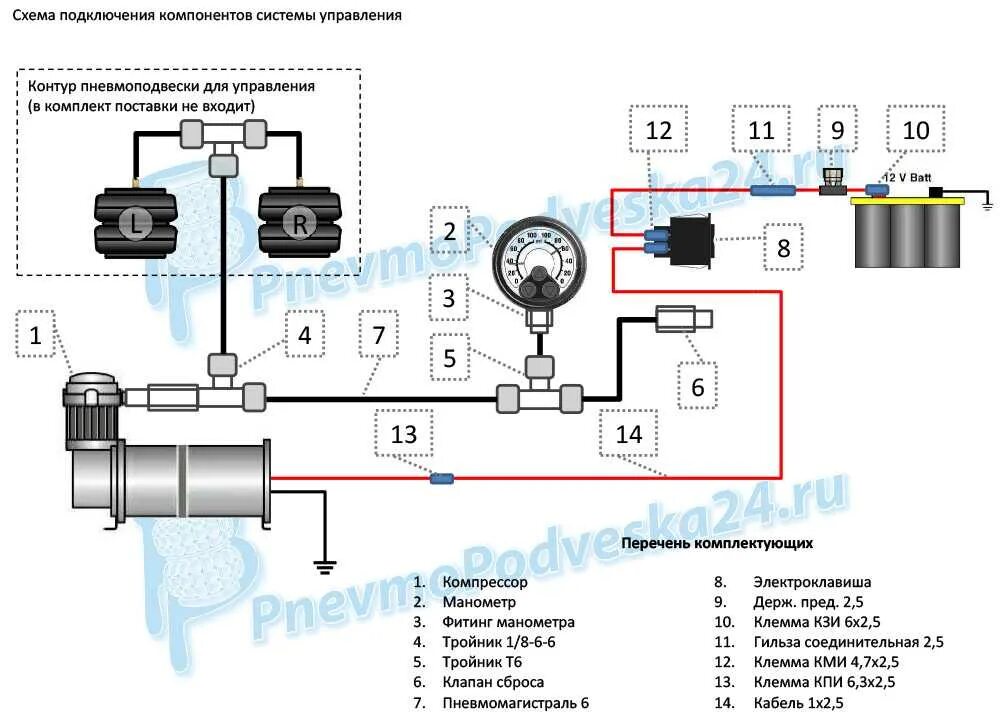 Подключение пневмоподвески 2 контура Принцип работы пневмоподвески: найдено 87 изображений