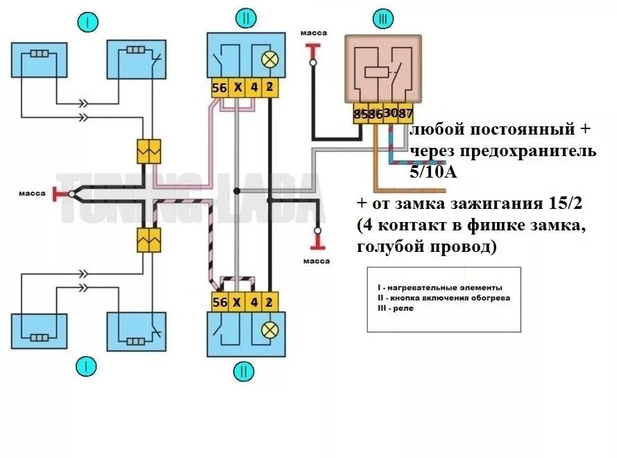 Подогрев сидений - Daewoo Nexia, 1,5 л, 2003 года электроника DRIVE2