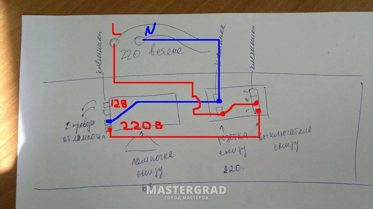 Подключение подсветки с розеткой в ванной Как подключить шкаф с подсветкой в ванной фото - DelaDom.ru