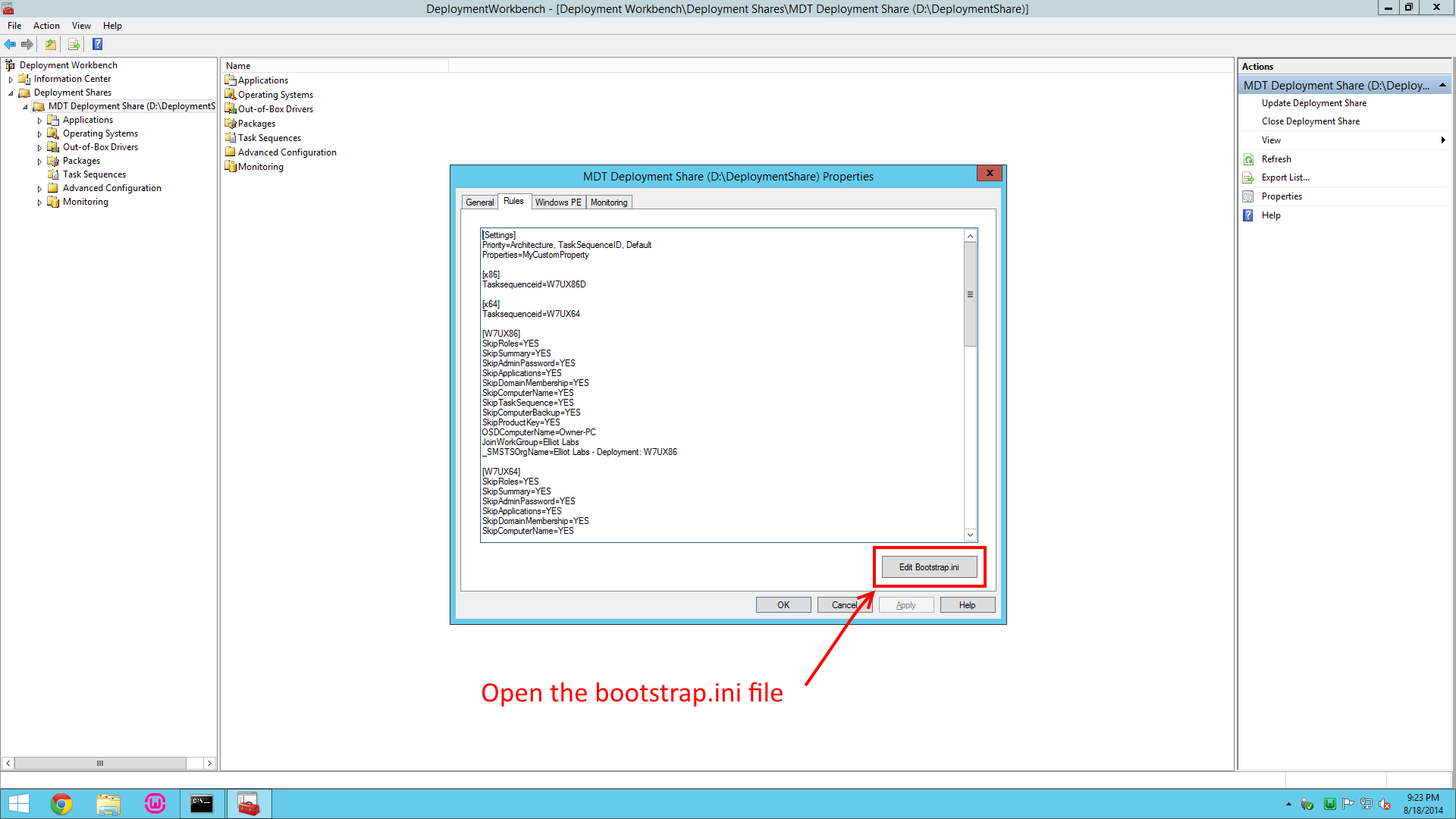 Подключение пользователя к компьютеру active directory - Can't connect to DeploymentShare$ from PC attempting to MDT, 