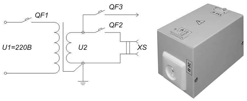 Подключение понижающего трансформатора 220 36 схема подключения Как подключить понижающий трансформатор 220 36 или 12 Вольт