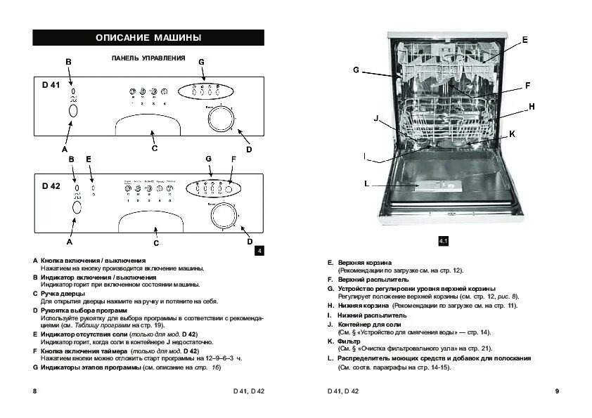Подключение посудомоечной машины индезит Инструкция посудомоечной машины Indesit D 41 - Инструкции по эксплуатации бытово